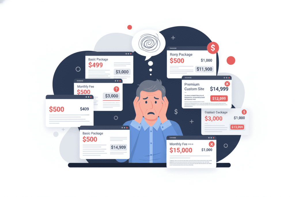 website development cost for small business