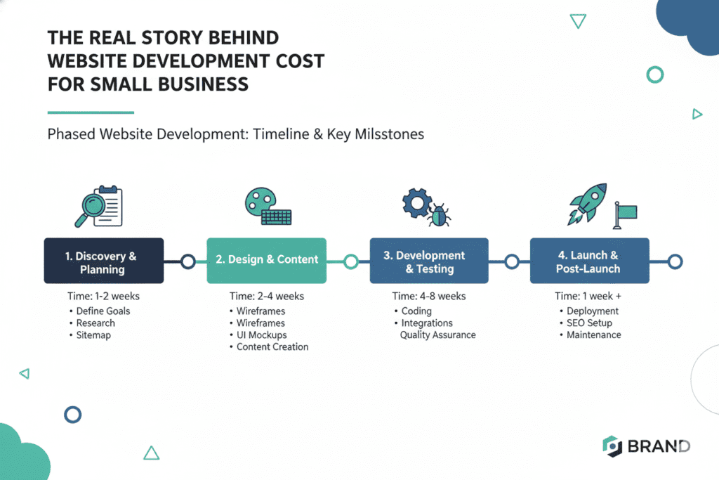how much does a small business website cost