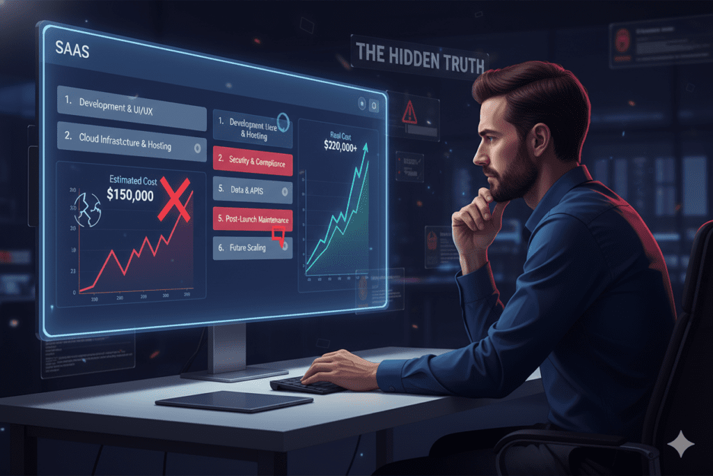 saas development cost breakdown