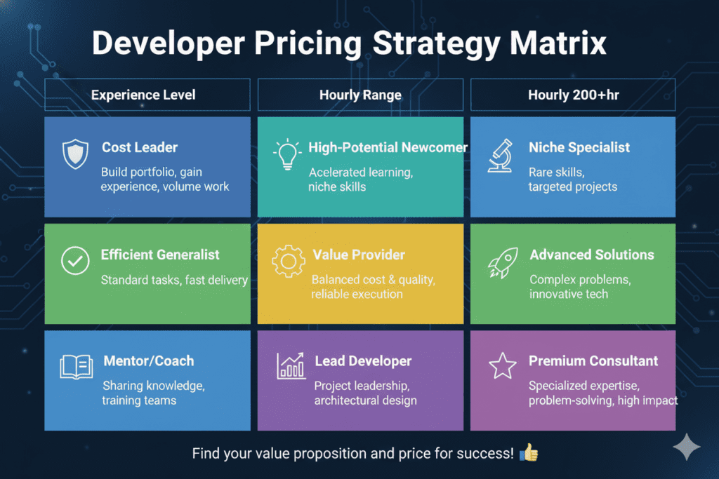 freelance website developer hourly pricing