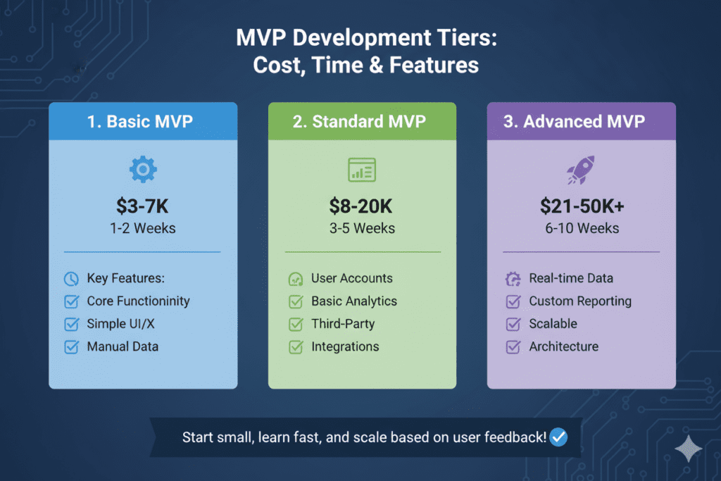 cost to build MVP for startup