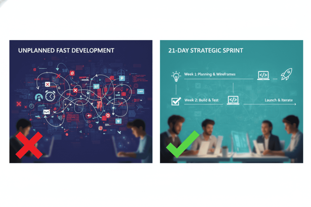 MVP launch in 21 days