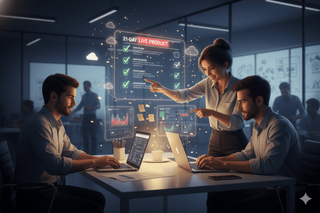 MVP launch in 21 days