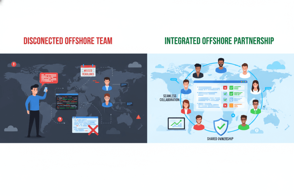 Offshore software product development