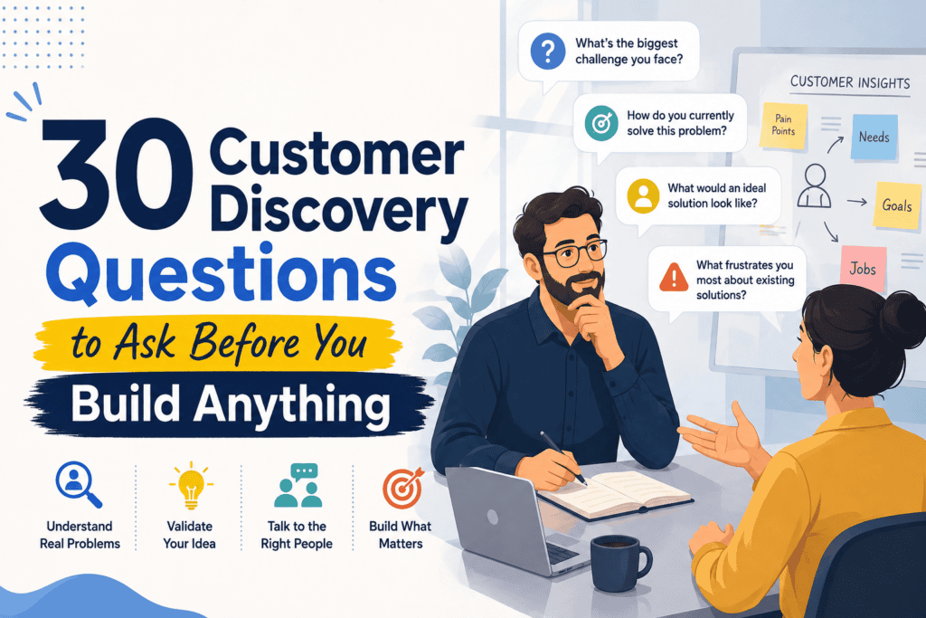 customer discovery interview questions