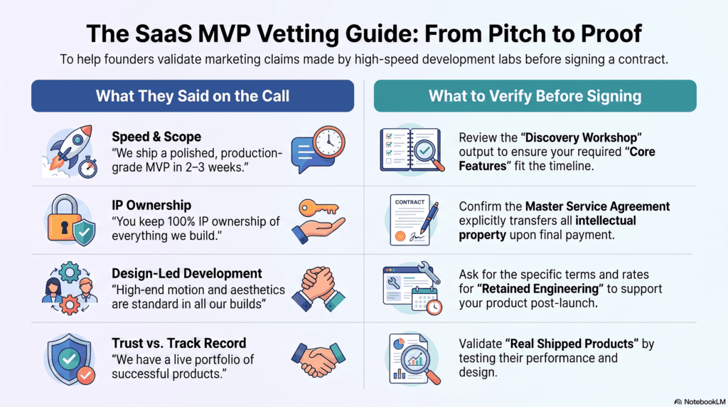 vetting MVP developers team composition comparison table