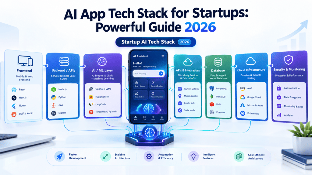 AI app tech stack for startups