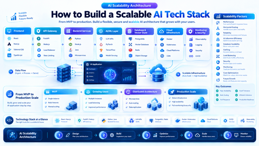 AI app tech stack for startups