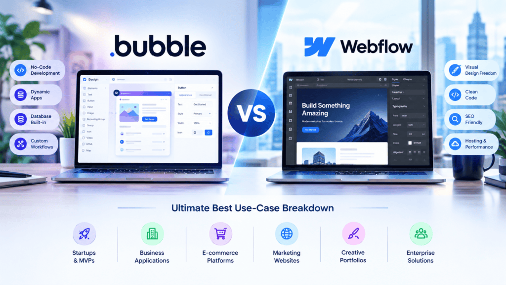 Bubble or Webflow for MVP