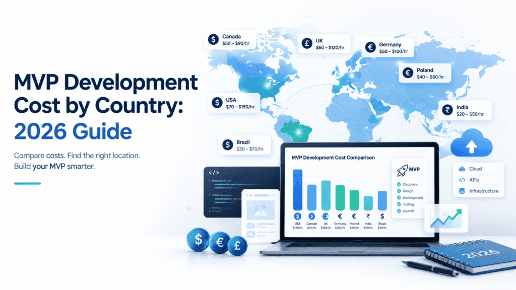 MVP development cost by country comparison