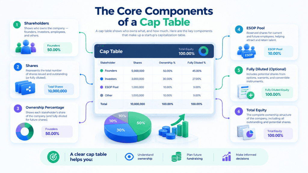 cap table basics for first-time founders