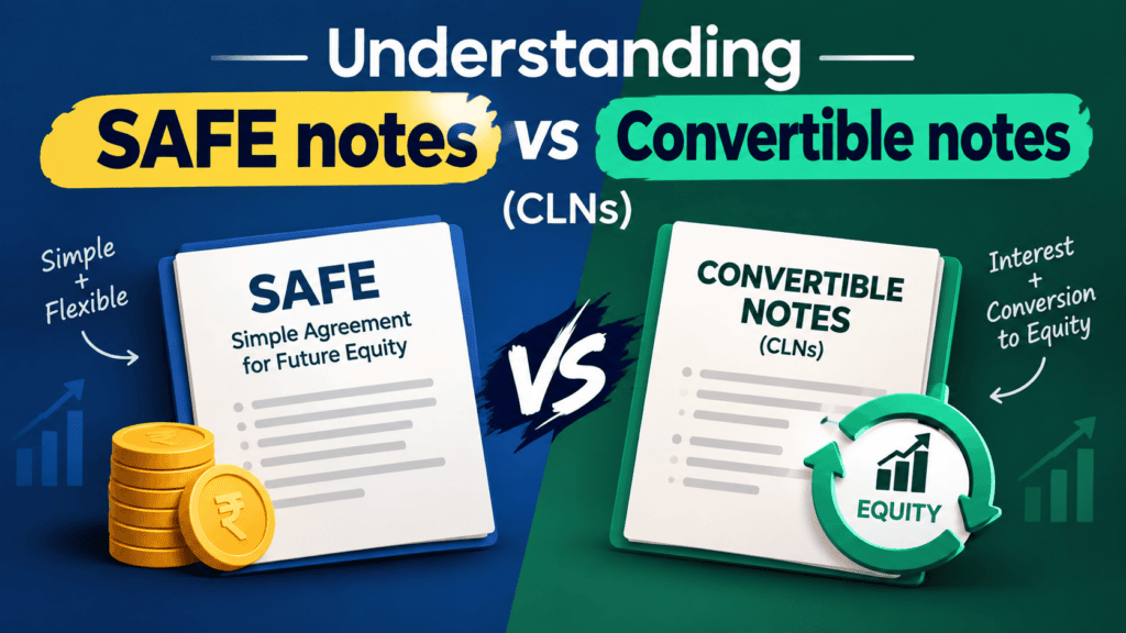 convertible note vs SAFE