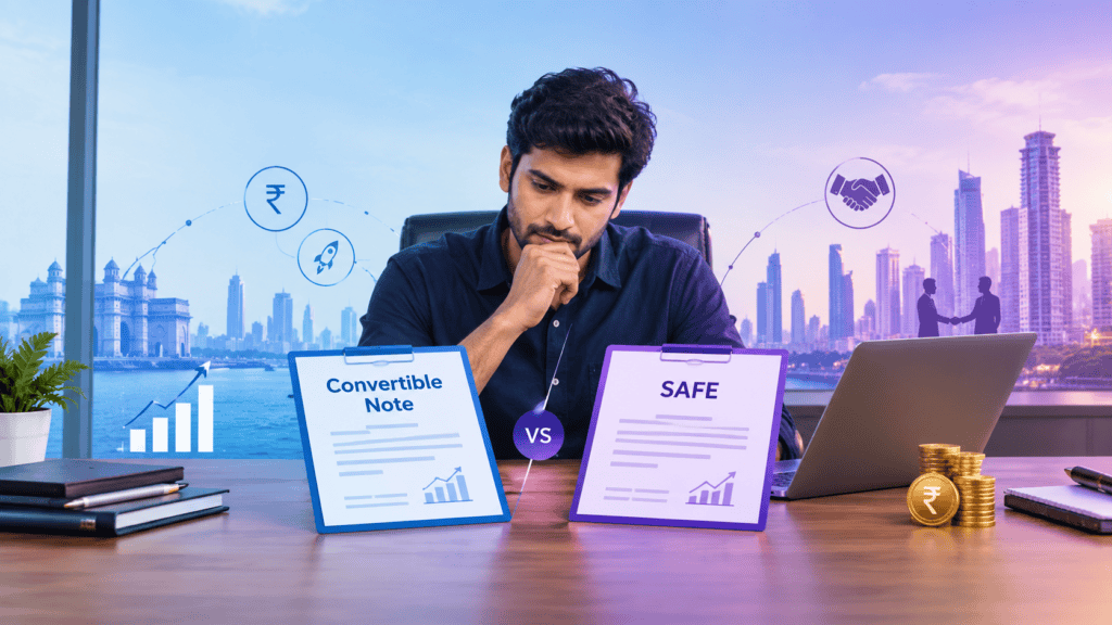 convertible note vs SAFE agreement