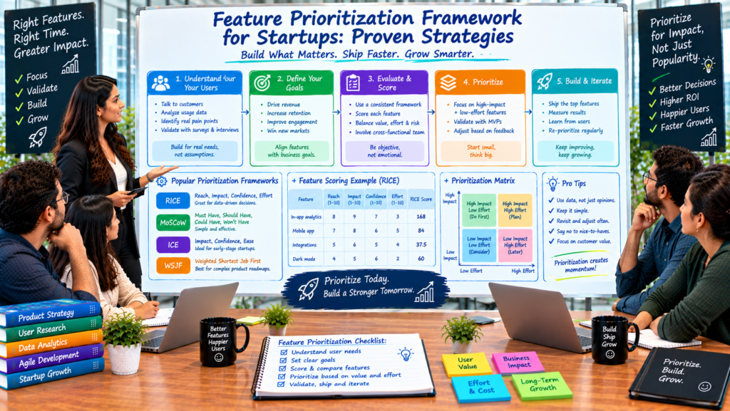 feature prioritization framework for startups