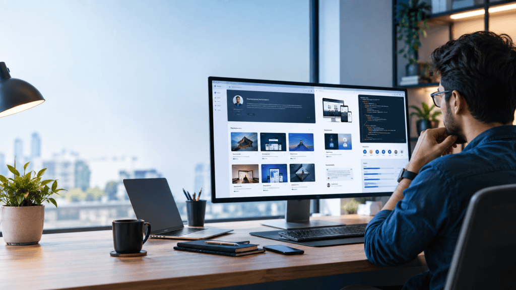 freelance developer portfolio review