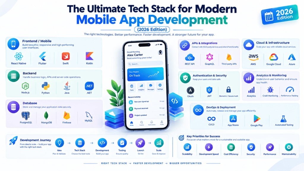 mobile app technology stack