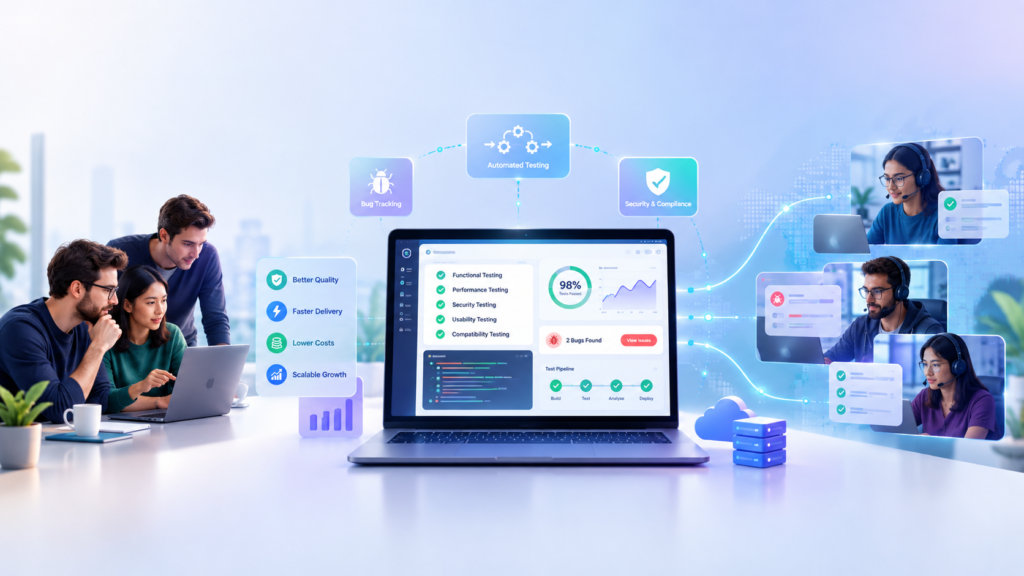 outsourcing QA testing for startups