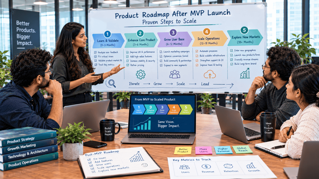 product roadmap after MVP launch