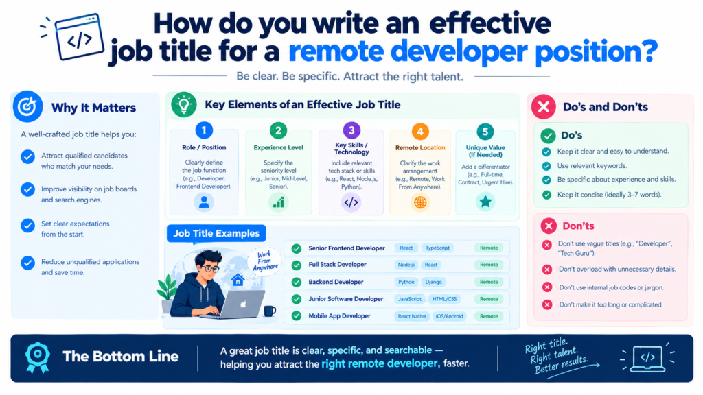 remote developer hiring checklist