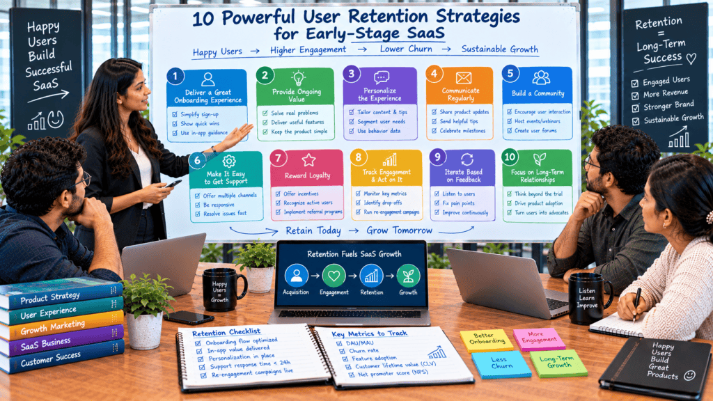 user retention strategies for early-stage SaaS