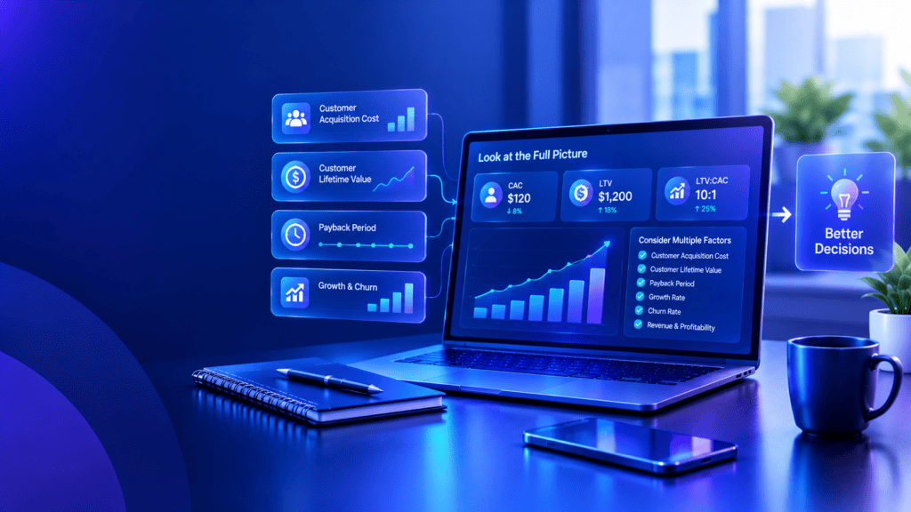 CAC and LTV calculation for early SaaS
