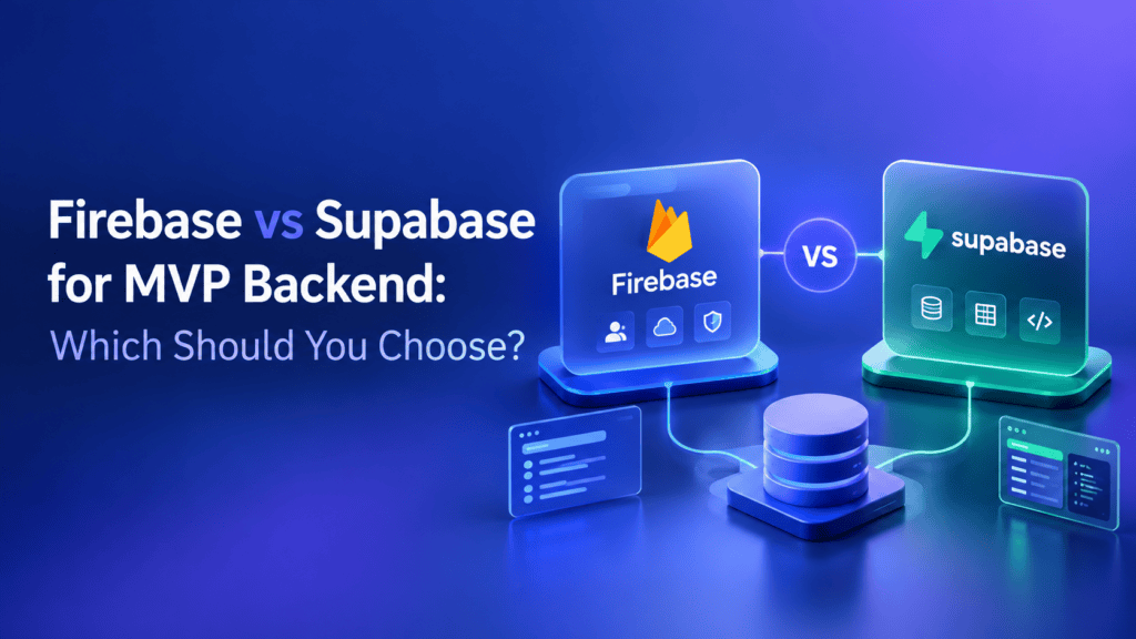 Firebase vs Supabase for MVP backend