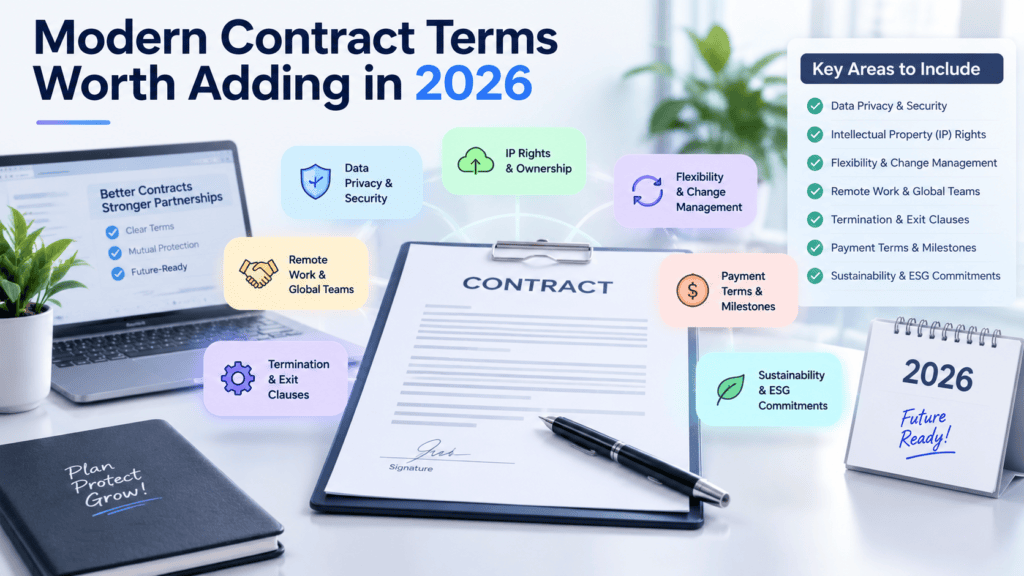 development agency contract terms