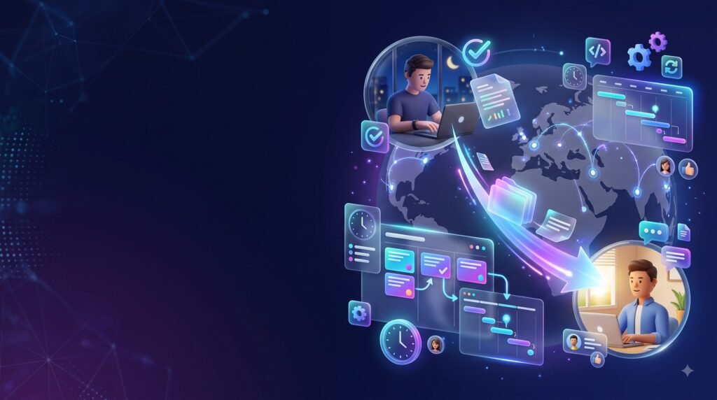 how to manage a remote development team