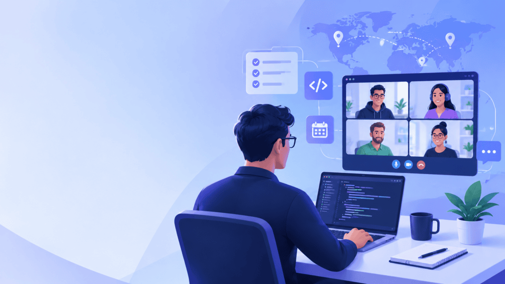 how to manage a remote development team