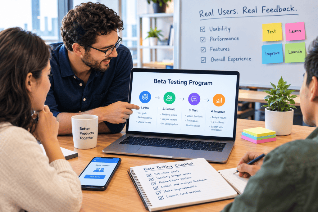 how to set up a beta testing program